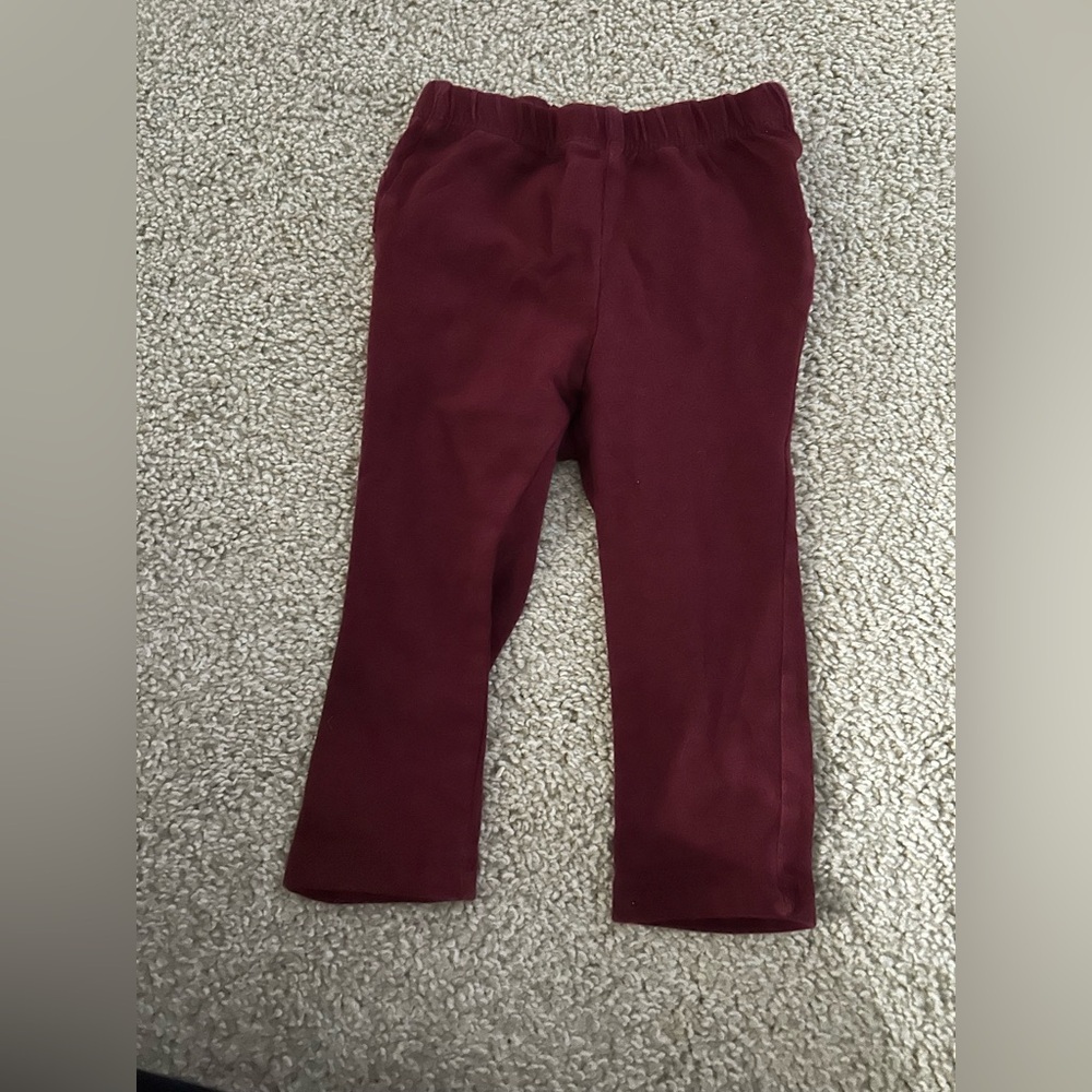 Old Navy 12-18 Month Burgundy Leggings